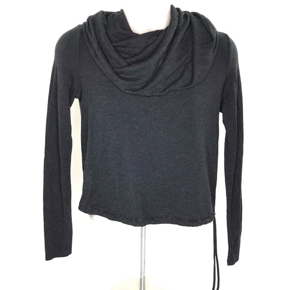 CAbi Ash Top Recess Topper Hoodie Cowl Neck